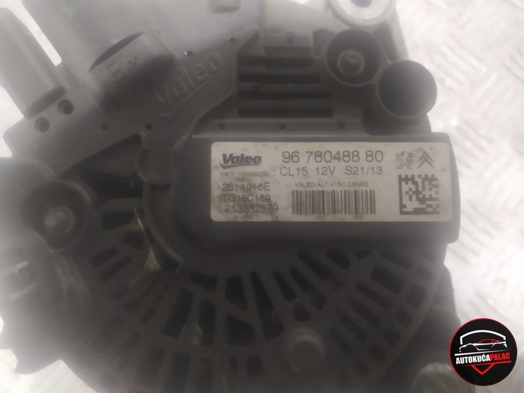 ALTERNATOR CITROEN	C4	10-18	9678048880	A1458	150A