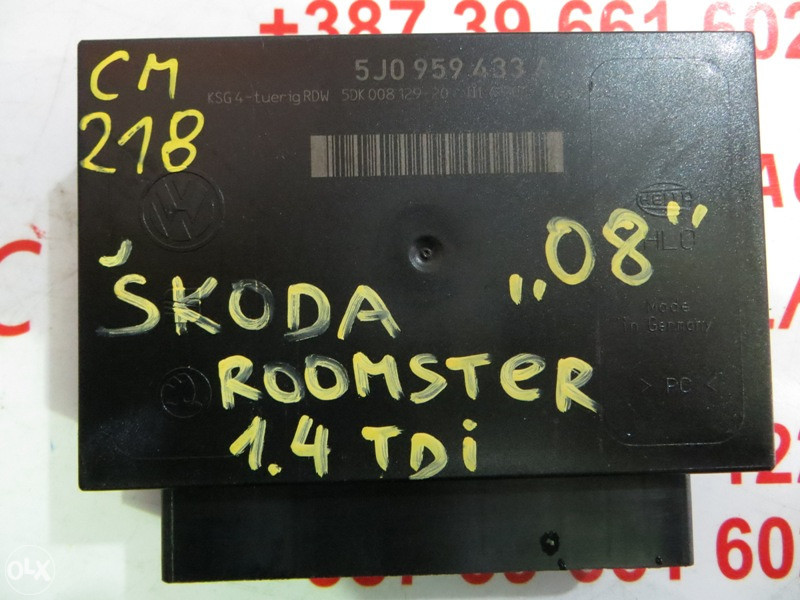 COMFORT CONTROL MODUL ŠKODA ROOMSTER 2008g. 5J0959433A