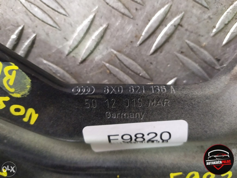Nosač Audi A1 10-18 8X0821136A F9820 NOSAČ BLATOBRANA