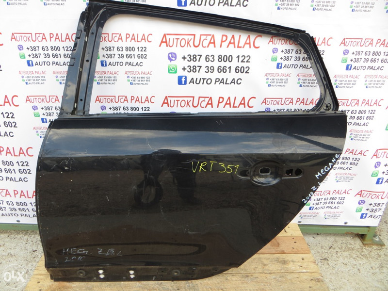 ZADNJA LIJEVA VRATA Renault MEGANE 2010 VRT351