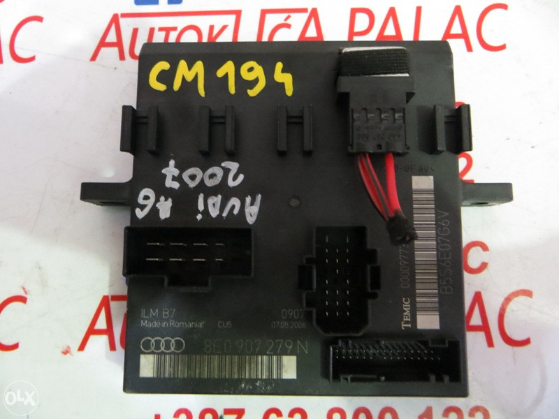 COMFORT CONTROL MODUL AUDI A6 2007g. 8E0907279N