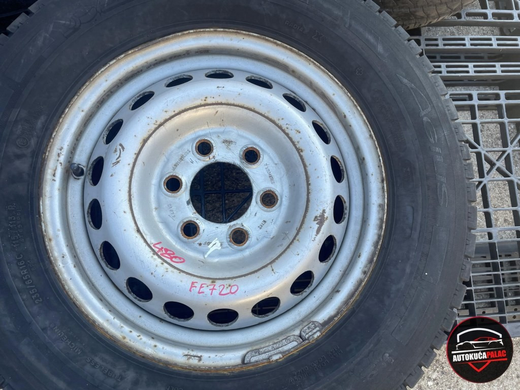 FELGA FELGE	MERCEDES	SPRINTER W906	FE720	16" 6x112 ET62