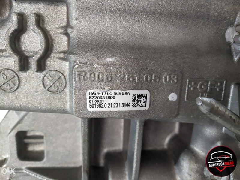 Mjenjač Mercedes SPRINTER 651 19- A906 2603402 MJ1210 NOVO