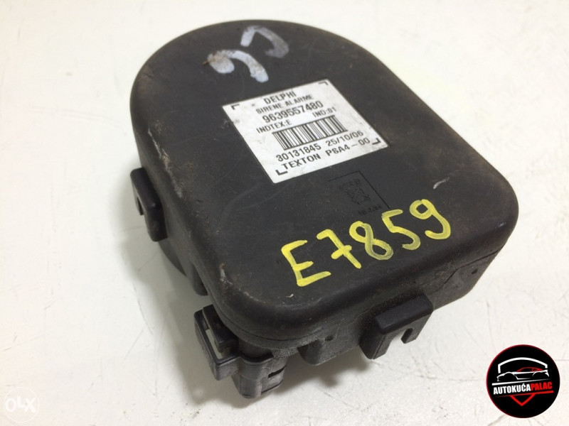 ALARM SIRENE Peugeot 407 9639557480 E7859