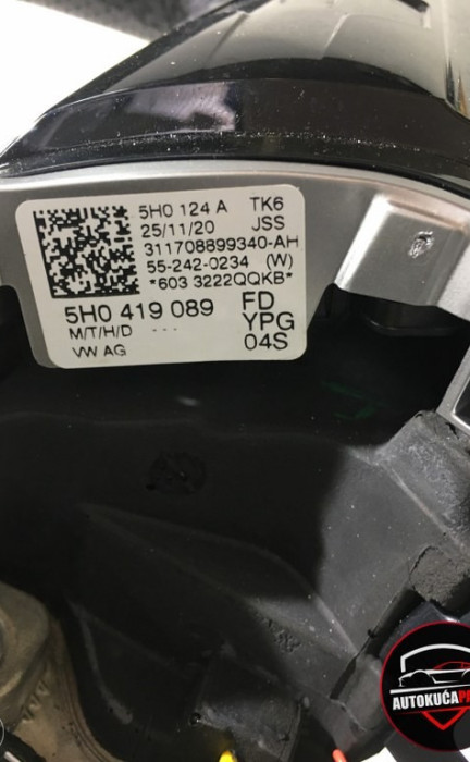 Volan Volkswagen GOLF 8  5H0959542C V459 R-LINE