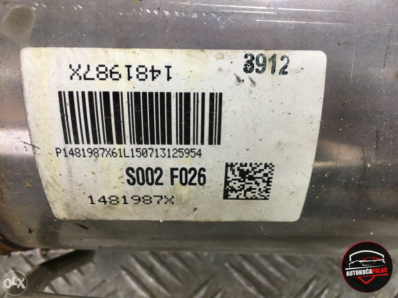 Katalizator DPF filter Peugeot	2008 1481987X KAT4