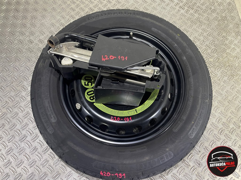 REZERVNA FELGA GUMA 16" MERCEDES W204 C-KLASA 420-191