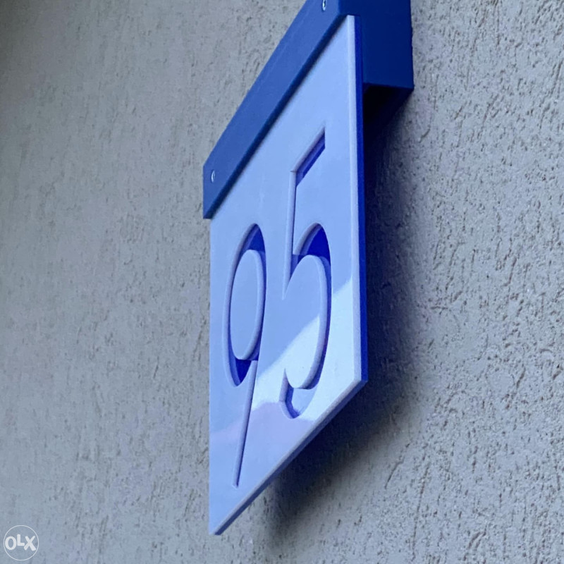 Kućni broj Model 1 bez LED rasvjete