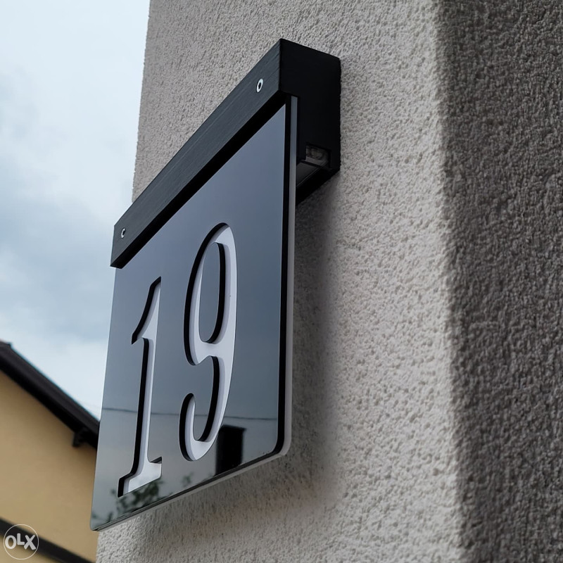 Kućni broj Model 1 sa LED rasvjetom