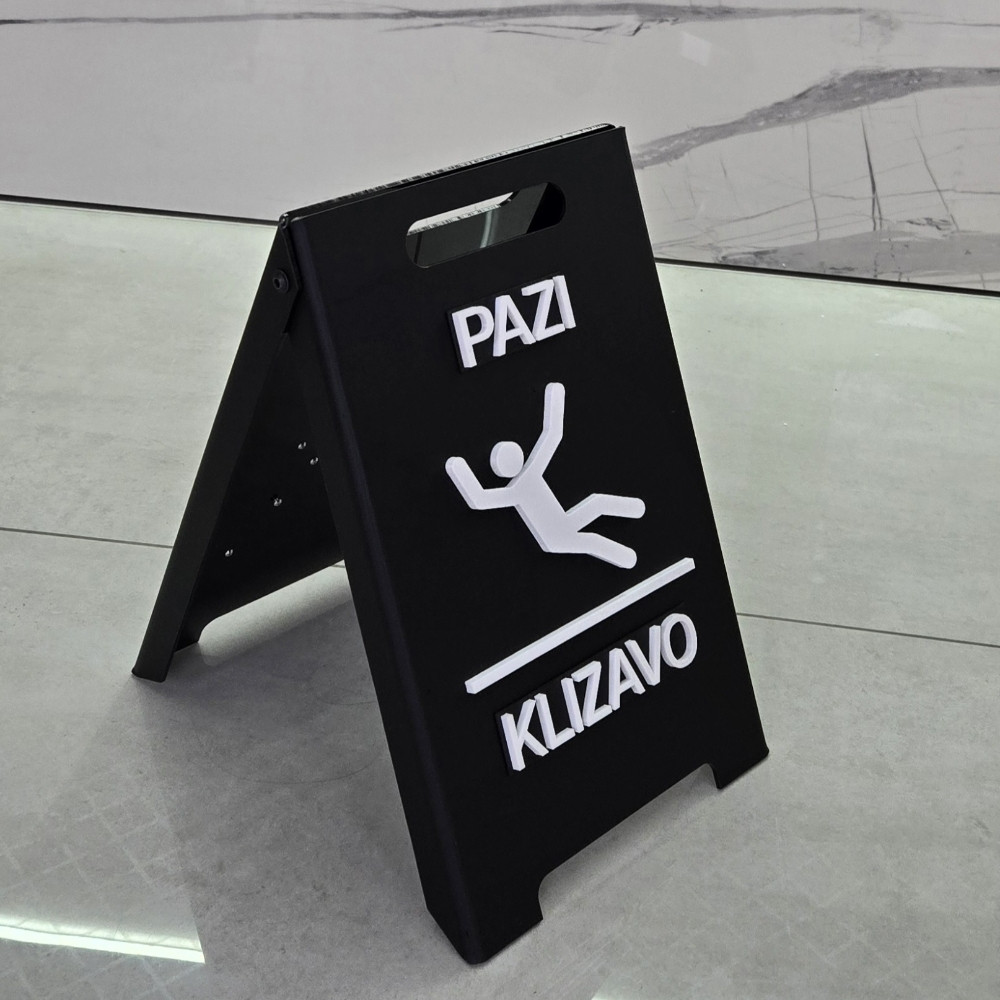 Obostrani/dvostrani stalak pazi klizavo