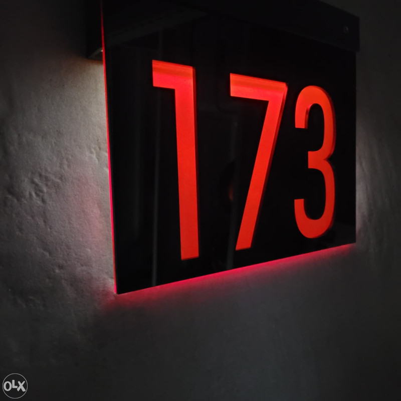 Kućni broj Model 1 sa LED rasvjetom