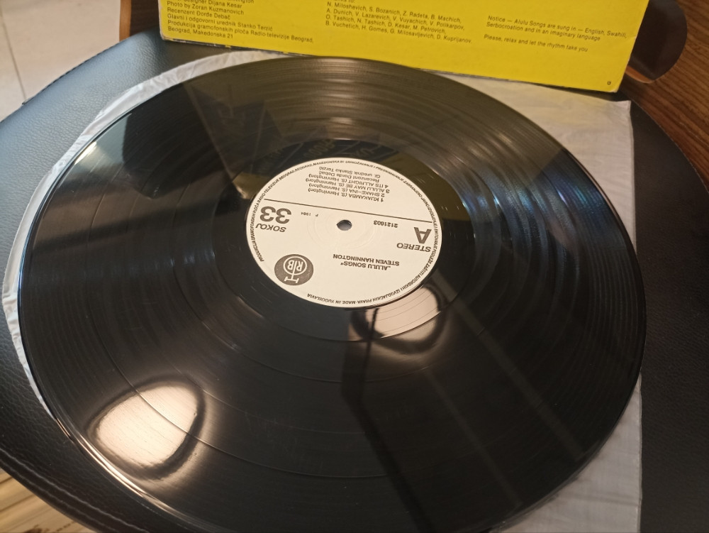 Steven Hannington - Alulu Songs - POTPISANA LP PLOČA