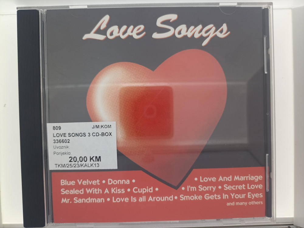 LJUBAVNE PJESME - KOKTEL - 3 CD-BOX  - NAVI DOO TUZLA