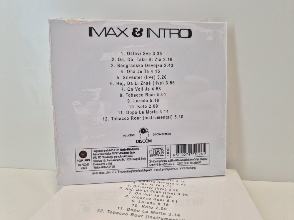 CD MAX & INTRO - RETURN TO THE FUTURE 1984-1994 CD NAVIrecords.ba