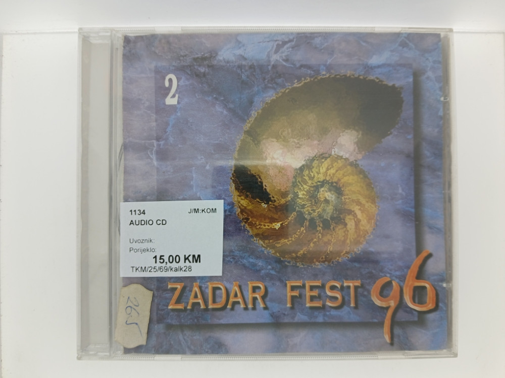 ZADAR FEST 96 - 2 - CD - NAVI RECORDS