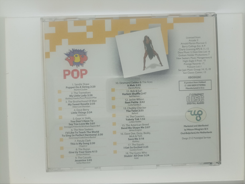 THE POP BOX - 4 CD - POP KOLEKCIJA - KOKTEL CD NAVI