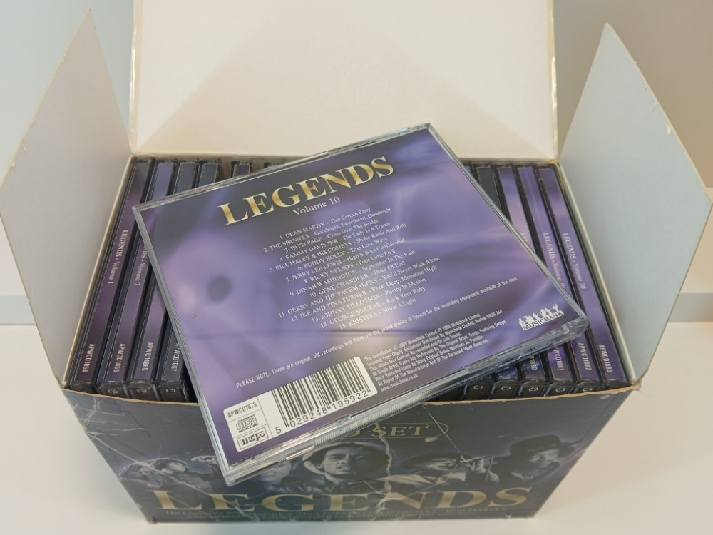 LEGENDS - 20 CD SET - ELVIS PRESLEY, IKE & TINA TURNER, BOB...