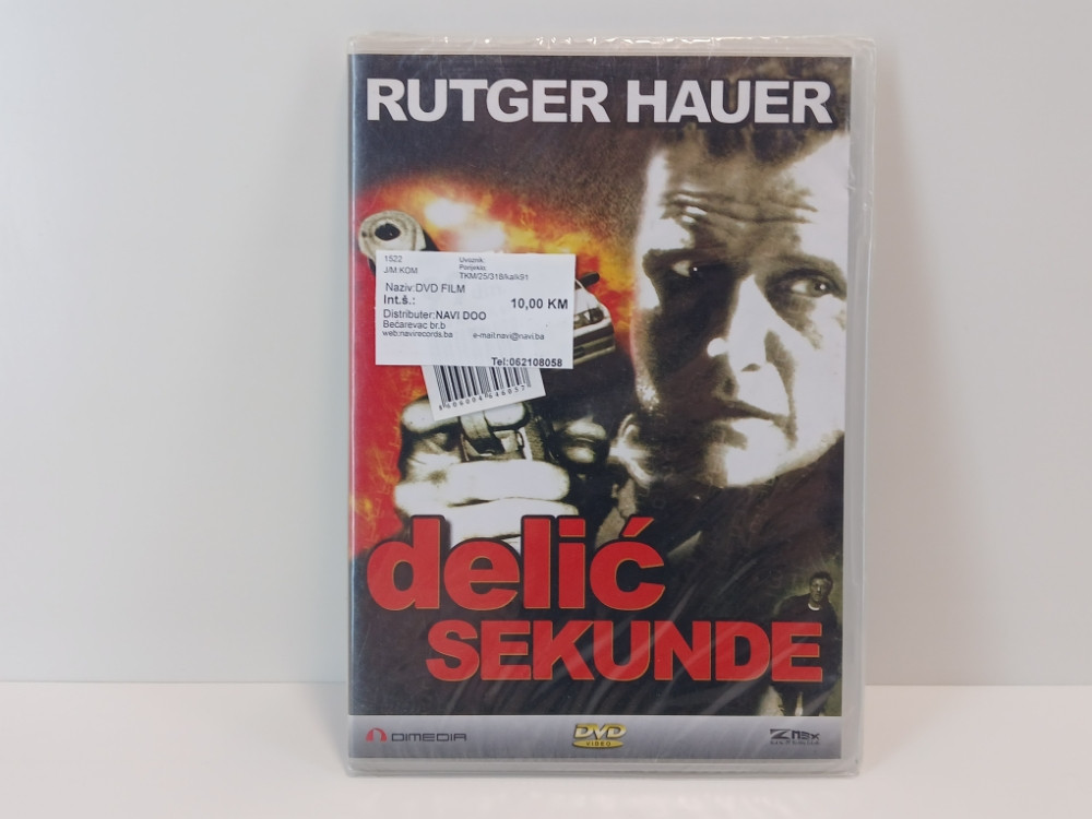 DELIĆ SEKUNDE - RUTGER HAUER - DVD VIDEO - NAVI DOO