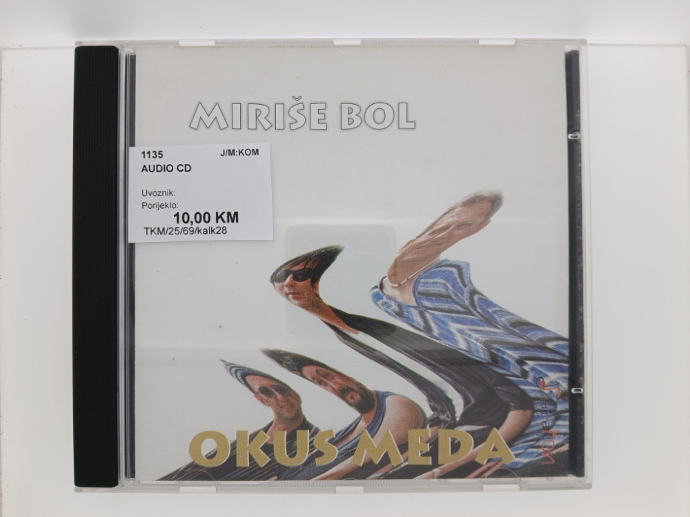 MIRIŠE BOL - OKUS MEDA - CD NAVI DOO