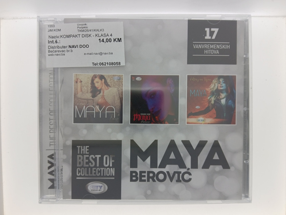 MAYA BEROVIĆ - THE BEST OF COLLECTION - CD - NAVIRECORDS.BA