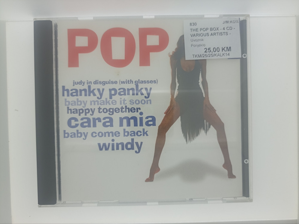 THE POP BOX - 4 CD - POP KOLEKCIJA - KOKTEL CD NAVI