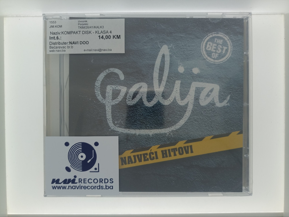 GALIJA - NAJVEĆI HITOVI - CD - NAVIRECORDS.BA