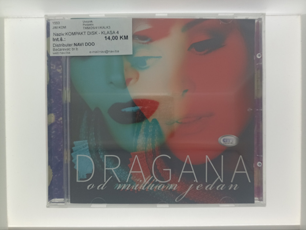 DRAGANA MIRKOVIĆ - OD MILION JEDAN - CD