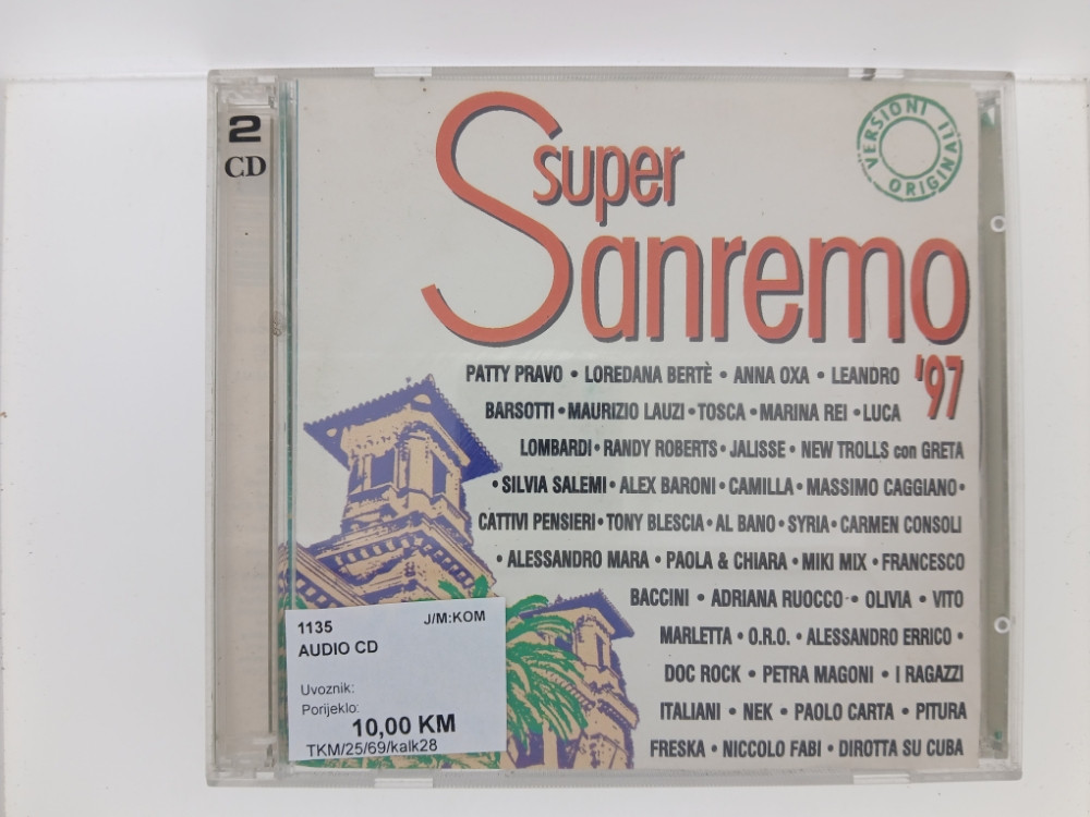 SUPER SANREMO "97 - CD - NAVI RECORDS