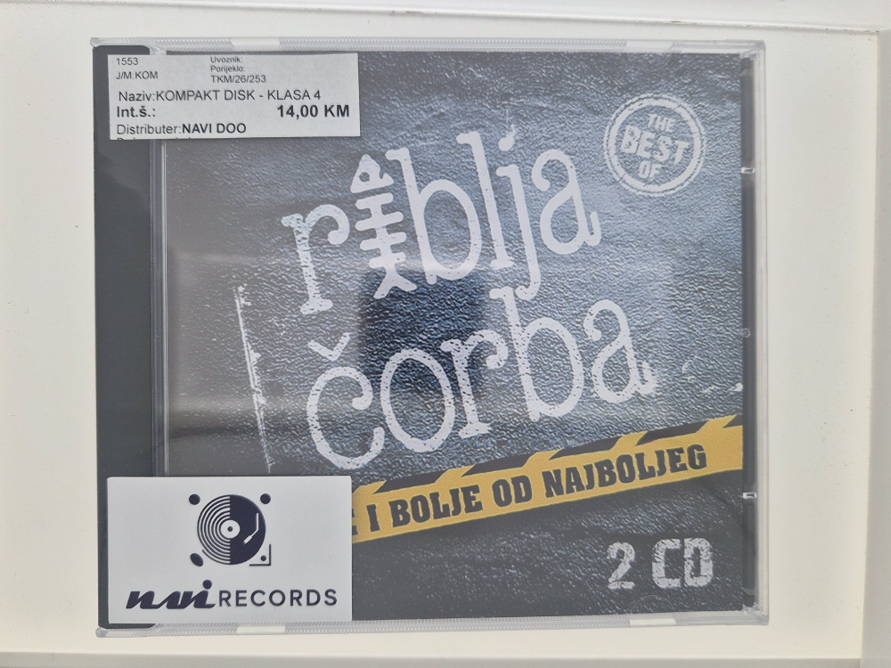 Riblja Čorba - Najbolje I Bolje Od Najboljeg 2 CD