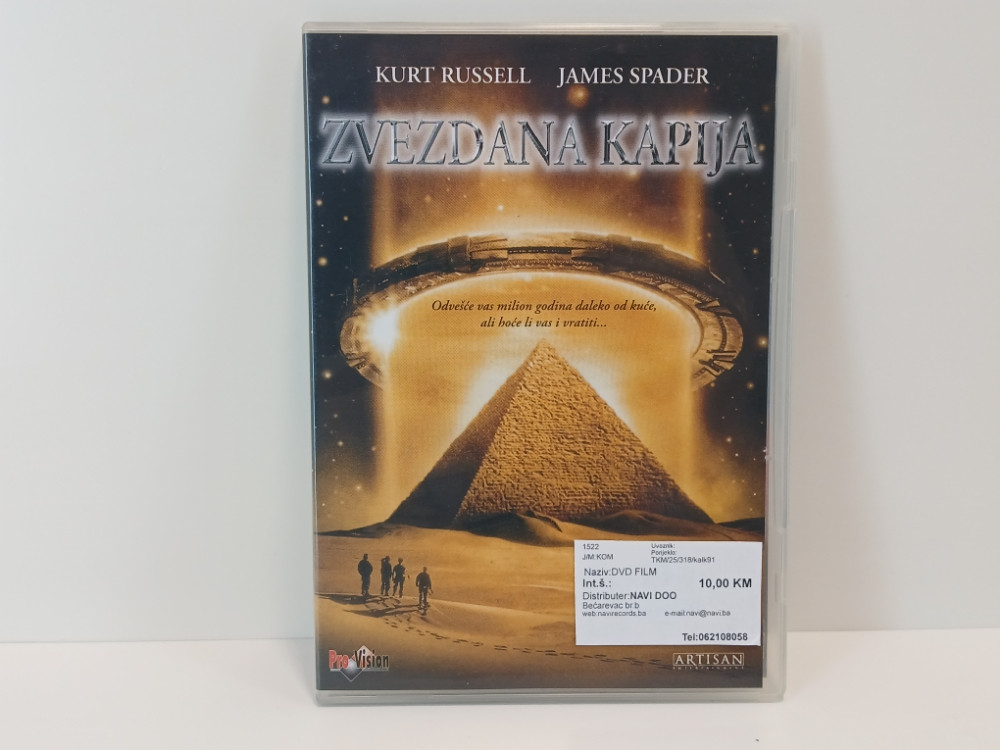 ZVEZDANA KAPIJA - KURT RUSSELL, JAMES SPADER - DVD VIDEO