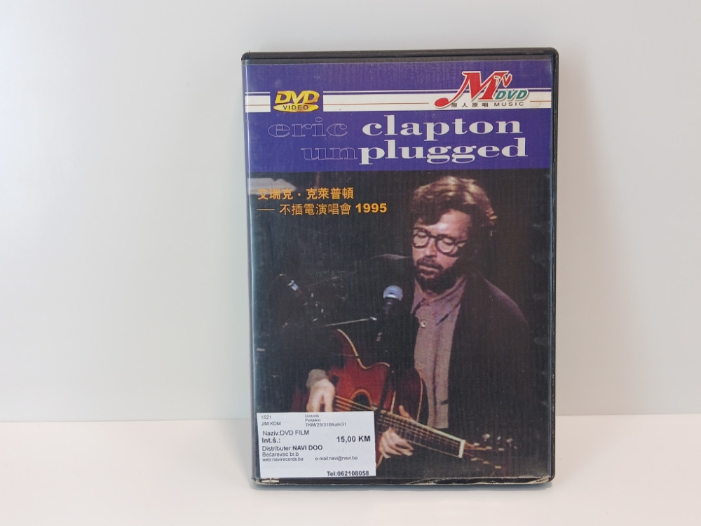 ERIC CLAPTON UNPLUGGED - 1995 - DVD VIDEO