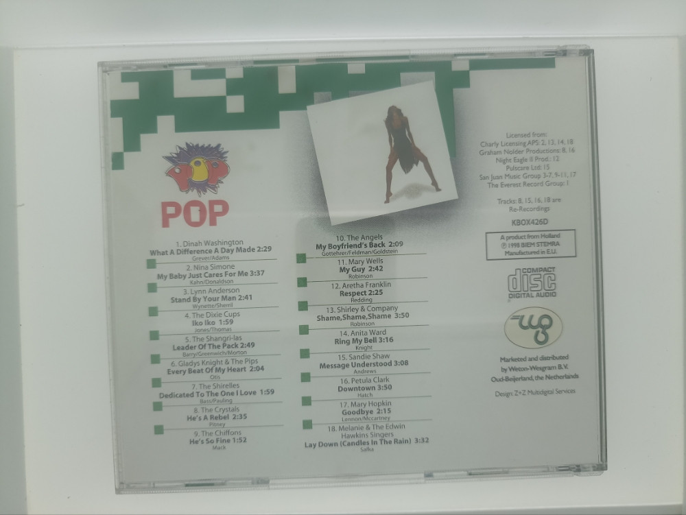 THE POP BOX - 4 CD - POP KOLEKCIJA - KOKTEL CD NAVI