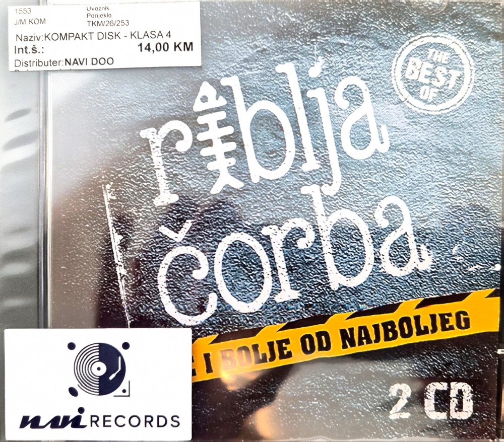Riblja Čorba - Najbolje I Bolje Od Najboljeg 2 CD