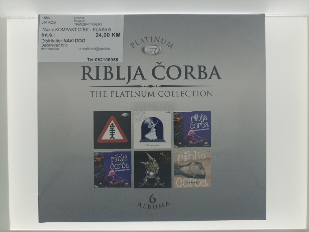 RIBLJA ČORBA - 6 ALBUMA - THE PLATINUM COLLECTION - 6 CD -a
