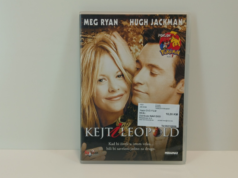KEJT I LEOPOLD - MEG RYAN, HUGH JACKMAN - DVD VIDEO