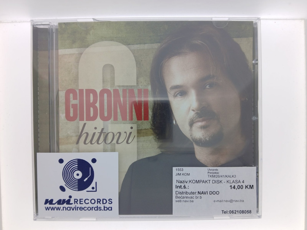 GIBONNI HITOVI - MUZIČKI MAGAZIN - CD