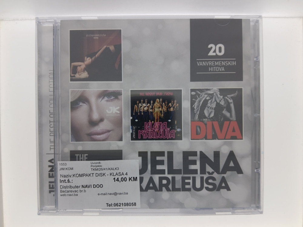 JELENA KARLEUŠA - THE BEST OF COLLECTION - CD - NAVIRECORDS.BA