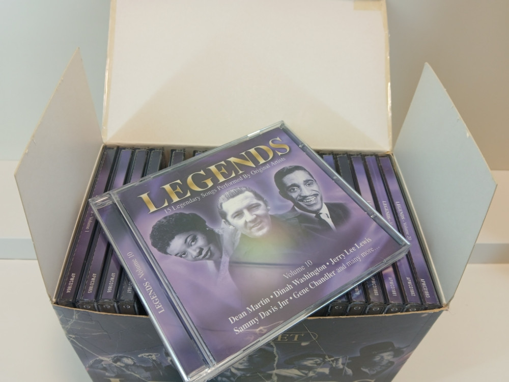 LEGENDS - 20 CD SET - ELVIS PRESLEY, IKE & TINA TURNER, BOB...