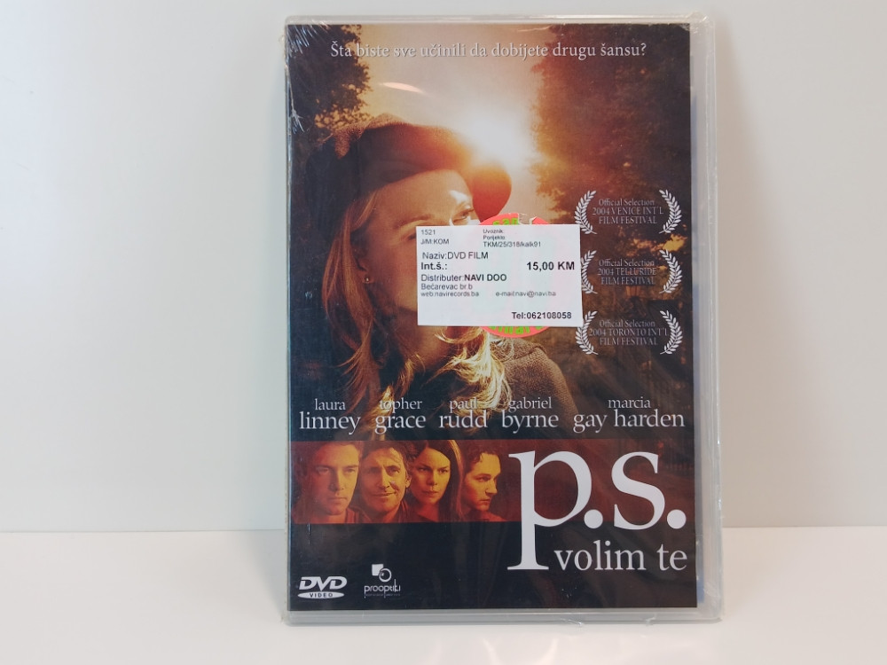 P.S. VOLIM TE - DVD VIDEO FILM - NAVIRECORDS.BA
