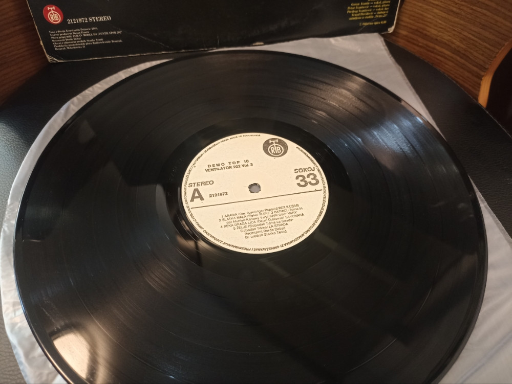 VENTILATOR 202 - DEMO TOP 10 - VOL 3 LP PLOČA - NAVI RECORDS