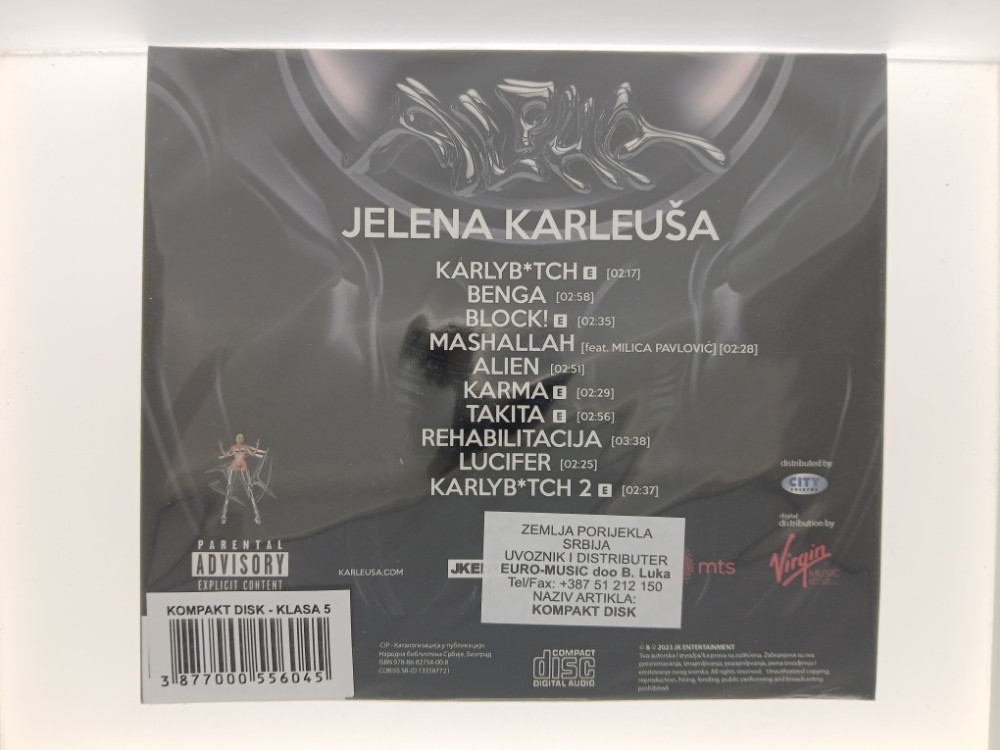 JELENA KARLEUŠA - ALPHA - CD - NAVIRECORDS.BA