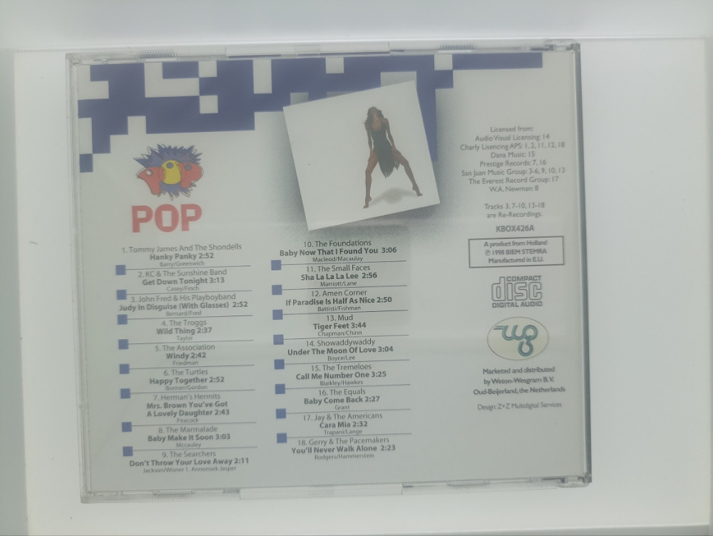 THE POP BOX - 4 CD - POP KOLEKCIJA - KOKTEL CD NAVI