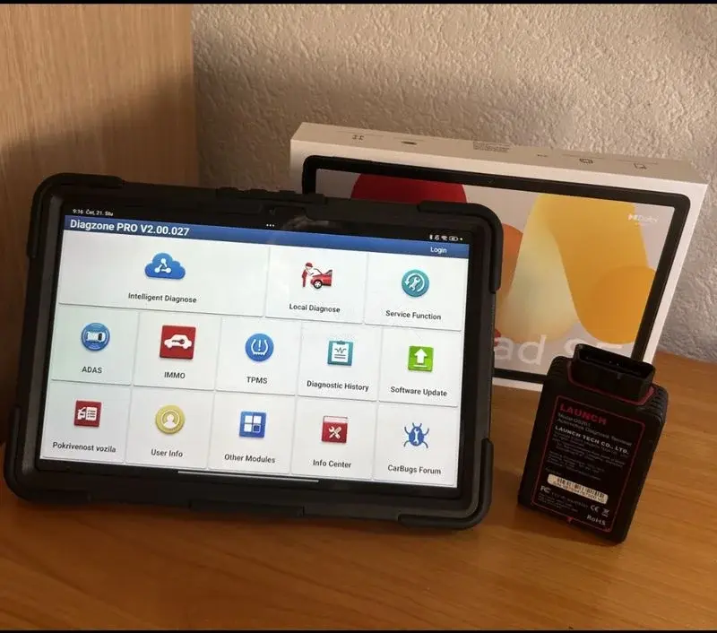 Launch Diagzone Pro Xdiag + Tablet