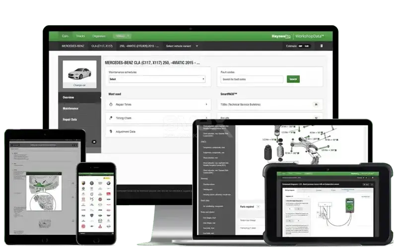 Haynes Pro Workshop Data Online Autodata Auto Data šeme