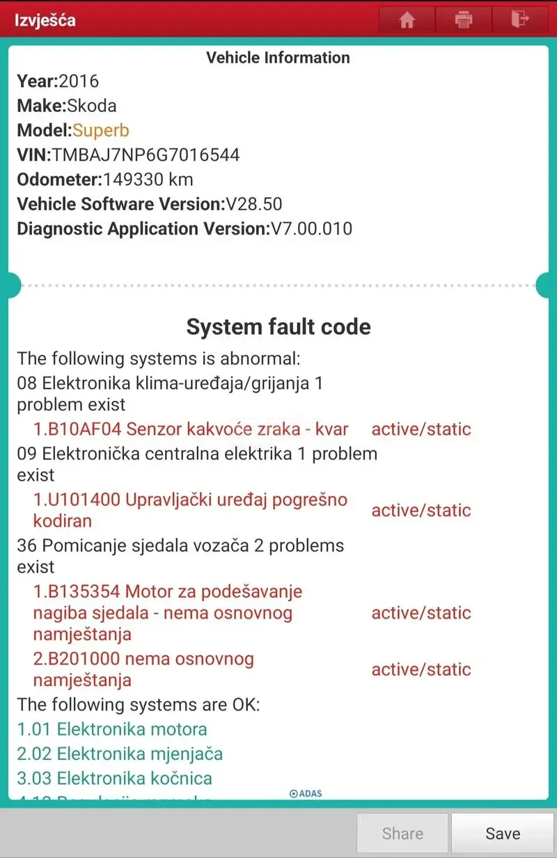 Launch DBScar 5 Xdiag orginal autodijagnostika diagnostika