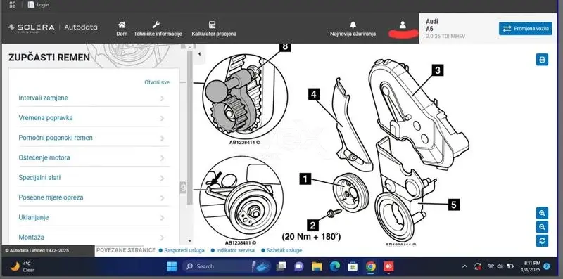 AutoData Auto Data HaynesPro Program sa semama, uputama