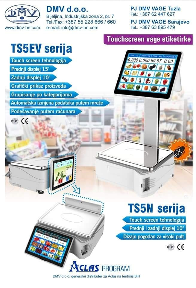 Digitalne trgovačke i industrijske vage, poljoprivreda - prodaja