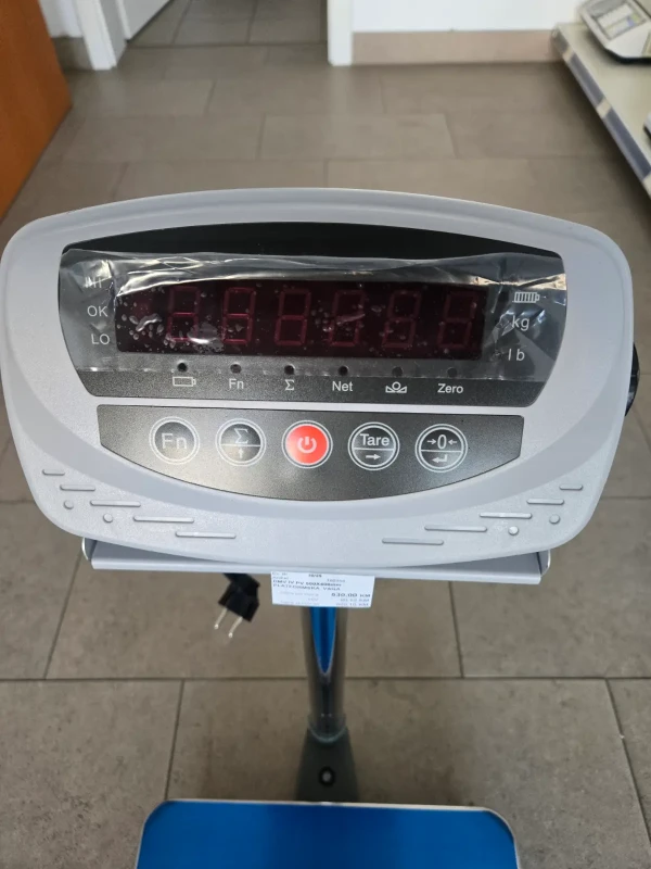 Digitalna magacinska vaga 500x400mm 150 kg - baždarena
