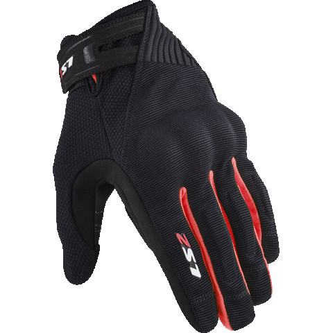 RUKAVICE LS2 DART 2 MAN BLACK RED (atv,utv,motocross)