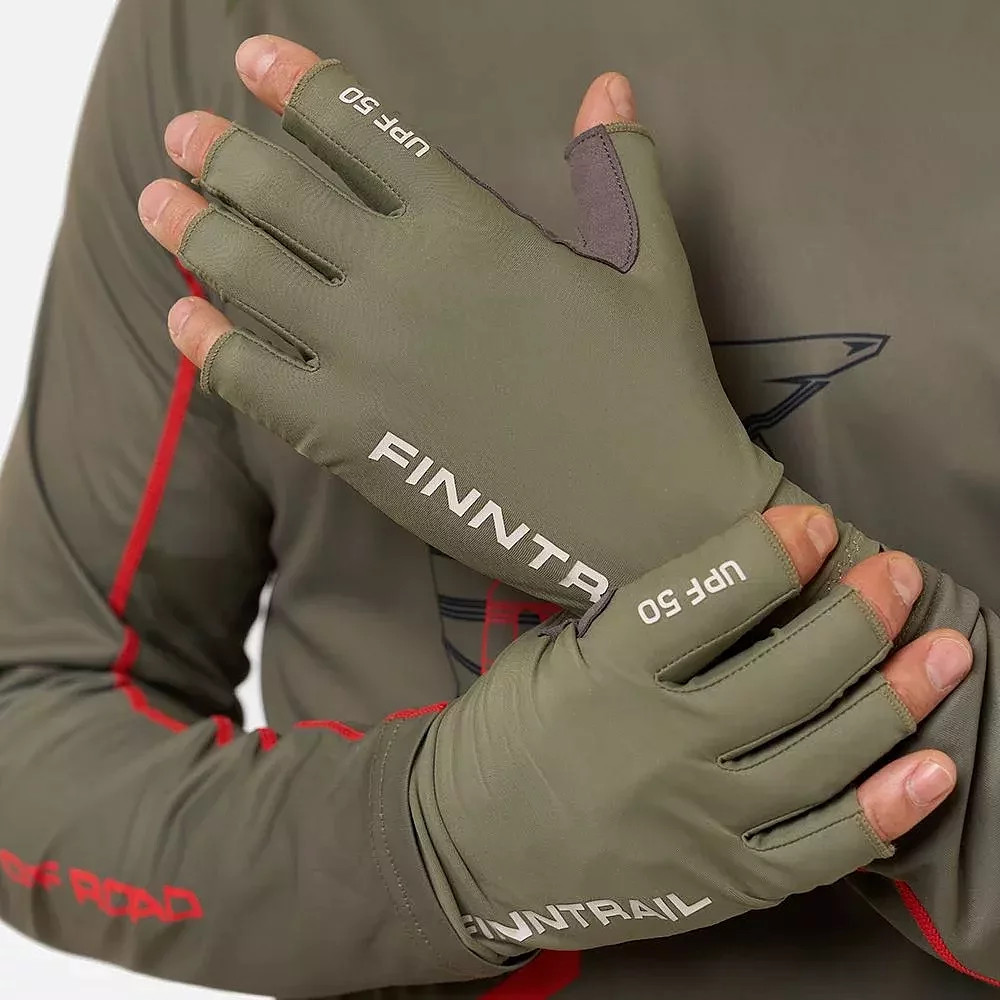 RUKAVICE FINNTRAIL WAVE KHAKI 2852 ATV/QUAD